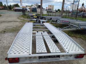 Platforma - Trailer Auto4,5 sau 5 M, 2000-2700 kg aplecata spate — miniatura 6