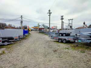 Platforma - Trailer Auto4,5 sau 5 M, 2000-2700 kg aplecata spate — miniatura 8