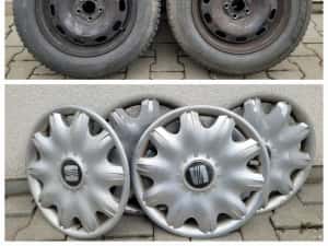 Janta Tabla cu Anvelope Iarna Hankook 195/65 R15 — miniatura 7