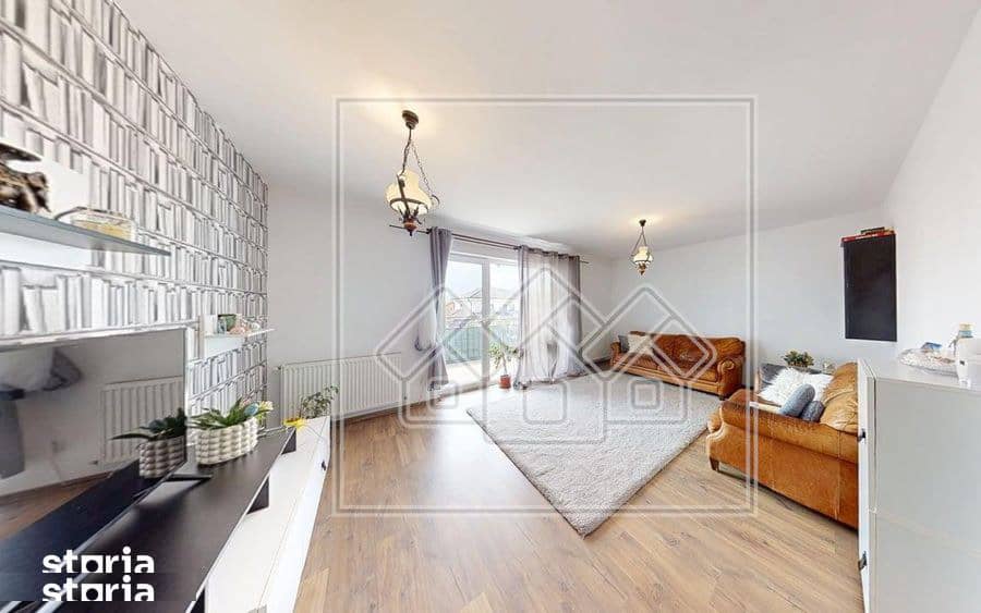 Ap. 3 camere, terasa de 12 mp, decomandat, 74 mp utili, pret bun — fotografie 1 din 6