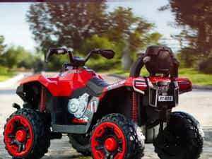 ATV electric pt. 2 copii 4x4 Kinderauto SuperOffroad V2, 4x45W 12V RED — miniatura 7