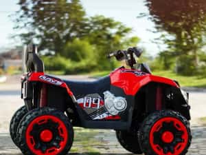 ATV electric pt. 2 copii 4x4 Kinderauto SuperOffroad V2, 4x45W 12V RED — miniatura 10
