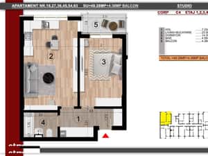 MUTARE RAPIDA!! Apartament 2 camere tip studio , Metrou Berceni 15min