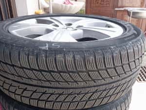 Jante aliaj pe 17, originale Renault,225/50/17, M+S, cu senzori presiune — miniatura 8