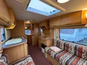 Rulota Swift Charisma 2002 neinmatriculata in stare foarte buna Off camping boiler gaz, acumulator baie mare cabina dus plastic, totul functional — miniatura 4