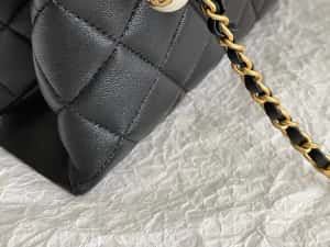 Geanta Chanel pearl flap bag 23 cm, Premium — miniatura 5