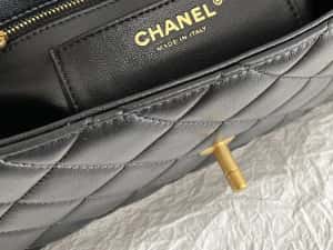 Geanta Chanel pearl flap bag 23 cm, Premium — miniatura 7