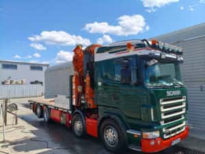 Camion cu macara Scania R420 8X2 Euro 5 — miniatura 9