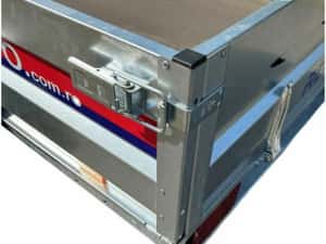 Remorca REPO QRDS 2600 x 1350 x 390 mm dublu ax 750 kg — miniatura 2