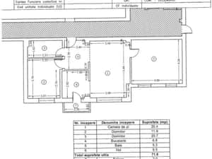 3 camere - X-Residence 1 Decembrie - 74mp - etaj 3 - prima inchiriere — miniatura 4
