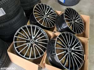 Jante Mercedes R21 S class W222 ML GLE GLC GLS W221 R Class GL W213 roti mercedes r21 W223 W221 Roti AMG 21 — miniatura 10