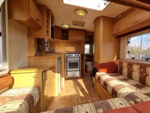Rulota Swift Chellenger, An 2004, boiler gaz, Cabina dus, off camping — miniatura 7