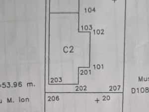 Teren intravilan 860 mp – Nanov, toate utilitățile, POT 40%, P+2 — miniatura 2