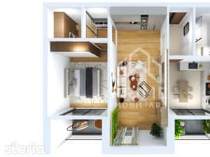 APARTAMENT 3 CAMERE | 69 MP|  BLOC NOU | CETATE ZONA EXCLUSIVISTA — miniatura 5