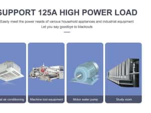 Comutator automat/manual panouri fotovoltaice ATS 2P 230V 125A — miniatura 5