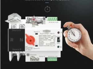 Comutator automat/manual panouri fotovoltaice ATS 2P 230V 125A — miniatura 7
