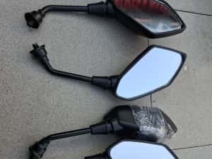 Oglinzi motocicleta/ scuter noi filet 10/8 mm — miniatura 7