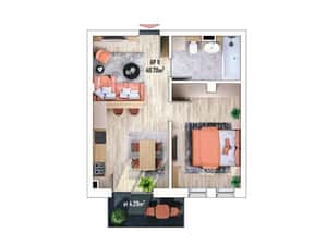 Apartament 2 camere