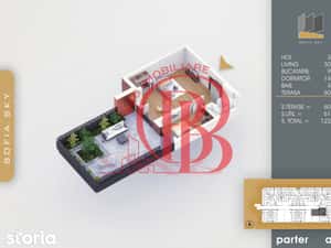 2 camere Terasa 60mp Mutare Rapida-Acte Gata Th. Pallady — miniatura 4