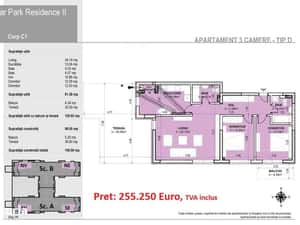 APARTAMENT 3 CAMERE ROTAR RESIDENCE 2 — miniatura 4