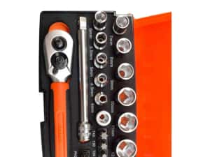 Trusa chei profesionala Bahco SL25 profesionala 1/4 25 piese — miniatura 7