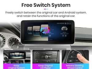 Navigatie Android Mercedes GLK , Carplay Android Auto + Camera — miniatura 4