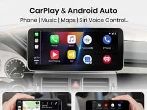 Navigatie Android Mercedes GLK , Carplay Android Auto + Camera — miniatura 7
