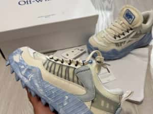 Adidasi OFF WHITE, Odsy 1000 SNEAKERS Premium din Piele Full Box NOI — miniatura 8