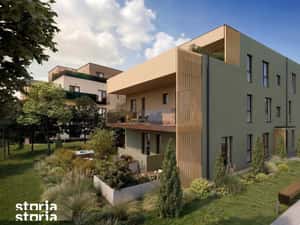 Apartament cu terasă și curte