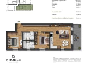 Apartament cu terasă și curte — miniatura 4
