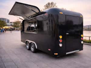 Rulota Comerciala Fast Food Profesionala Street Food Trailer Premium — miniatura 7
