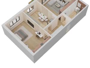 Transforma-ti visul intr-o adresa, 2 camere zona linistita Mall Coresi — miniatura 3