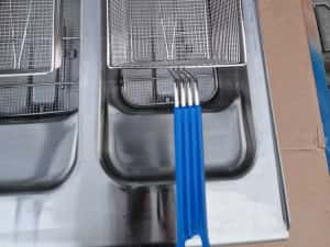 Friteuza Dubla pe Gaz 2x15L – Inox, Putere Mare, Garantie — miniatura 3