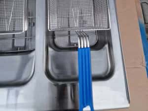 Friteuza Dubla pe Gaz 2x15L – Inox, Putere Mare, Garantie — miniatura 8