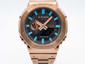 Ceas Sport Barbati Casio g shock roze SKY  Full metal GM B2100D Nou, Garantie 2 ani — miniatura 9