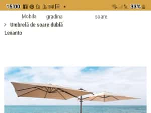 Umbrelă terasă/ Umbrelă. REDUCERE 20% — miniatura 8