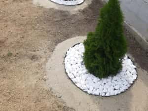 Piatra Alba thasos gradina marmura rotunjita amenajari pietricele — miniatura 8