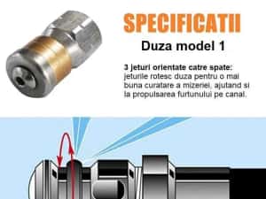 Furtun desfundare conducte canalizare tevi burlane jgheaburi infundate — miniatura 6