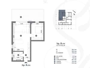 Apartament 2 camere cu grădină. Vânzare directă de la dezvoltator. — miniatura 5