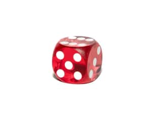 Zaruri 14.5 mm precizie rosii pentru barbut si table | fabrica zaruri — miniatura 3