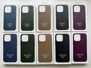 Husa / Carcasa Leather iPhone 15 Pro, 15 Pro Max, 13,14,16