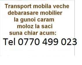 Transport mobila marfa mutari diverse Debarasari Tel Ridic moloz la sac — miniatura 3