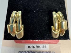 Cercei din aur 14k (70024.1/ 10 Pacurari 1) garantie 2 ani! — miniatura 4