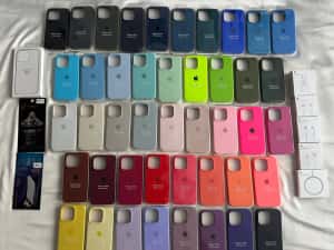 Husa silicon iPhone 12 13 13 14 15 16 17 Air Plus Pro Max cu catifea — miniatura 2