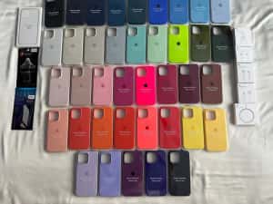 Husa silicon iPhone 12 13 13 14 15 16 17 Air Plus Pro Max cu catifea — miniatura 4