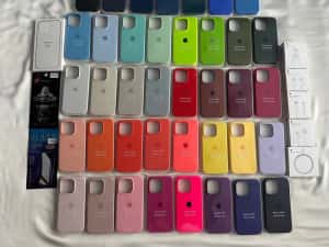 Husa silicon iPhone 12 13 13 14 15 16 17 Air Plus Pro Max cu catifea — miniatura 5