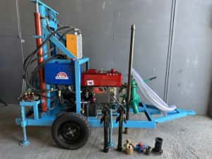 Masina de foraj Diesel 28cp NOUA 100m prajina 5 sape sol / piatra — miniatura 1