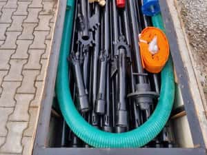 Masina de foraj Diesel 28cp NOUA 100m prajina 5 sape sol / piatra — miniatura 4
