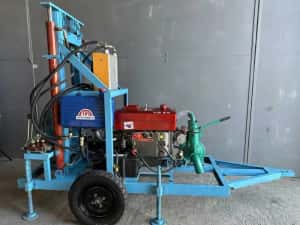 Masina de foraj Diesel 28cp NOUA 100m prajina 5 sape sol / piatra — miniatura 7