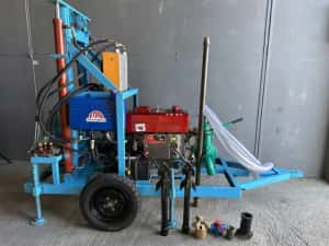 Masina de foraj Diesel 28cp NOUA 100m prajina 5 sape sol / piatra — miniatura 9